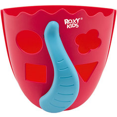 Органайзер для игрушек в ванную Roxy-Kids Dino, коралловый