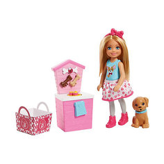 Игровой набор с мини-куклой Barbie "Челси и щенок" Магазин аксессуаров Mattel