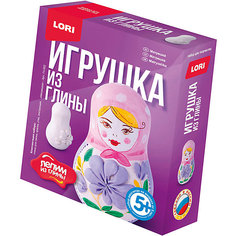 Набор для творчества LORI "Лепим игрушку из глины" Матрешка