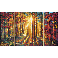 Картина-триптих по номерам Schipper "Осенний лес" 50х80 см