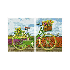 Картина-диптих по номерам Schipper "Голландский велосипед" 80х50 см