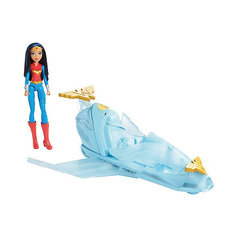 Кукла DC Super Hero Girls Чудо-женщина с транспортным средством Mattel