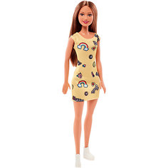 Кукла Barbie "Стиль" в жёлтом платье, 28 см Mattel
