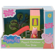 Игровой набор "Площадка Домик с горкой", Peppa Pig Росмэн