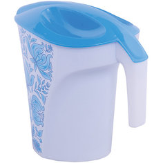 Кувшин Цветы 3 л и 4 стакана, Plastic Centre