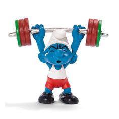 Фигурка "Смурфики" - Штангист, 7 см, Schleich