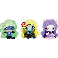 3 Мини фигурки, Monster High Mattel