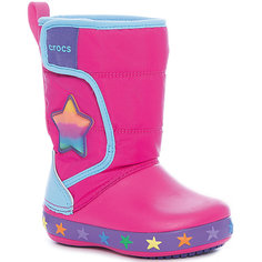 Сноубутсы CrocsLodgePt Lights Star для девочки