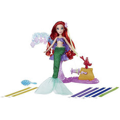 Кукла Hasbro Disney Princess "Модная кукла" Ариэль в салоне королевских лент