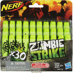 Комплект 30 зомби-стрел для бластеров, NERF Hasbro