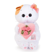 Мягкая игрушка Budi Basa Кошка Ли-Ли Baby с розовым сердечком, 20 см
