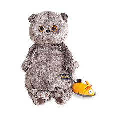 Мягкая игрушка Budi Basa Кот Басик и мышка, 22 см