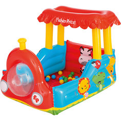 Игровой центр Паровоз с 25 шариками, Fisher Price, Bestway