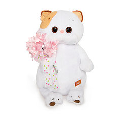 Мягкая игрушка Budi Basa Кошечка Ли Ли с букетом, 24 см