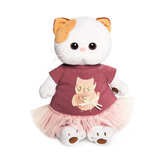 Мягкая игрушка Budi Basa Кошечка Ли Ли в платье с совой, 24 см
