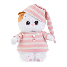 Мягкая игрушка Budi Basa Кошка Ли-Ли Baby в полосатой пижаме, 20 см
