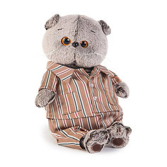 Мягкая игрушка Budi Basa Кот Басик в шелковой пижамке, 25 см