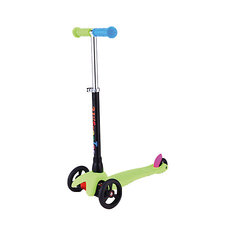 Детский трехколесный самокат Mini, салатовый Buggy Boom