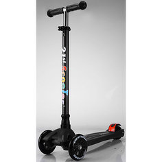 Детский трехколесный самокат Midi, черный Buggy Boom