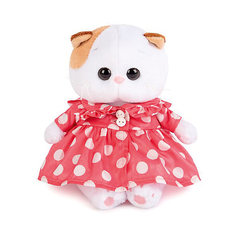 Мягкая игрушка Budi Basa Кошка Ли-Ли Baby в плащике в горох, 20 см