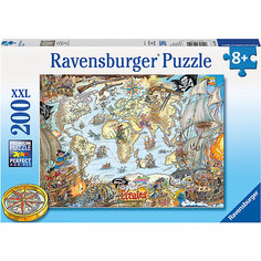 Пазл «Пиратская карта» XXL 200 шт Ravensburger