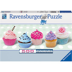 Пазл панорамный «Капкейки» 500 шт Ravensburger