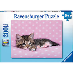 Пазл "Котёнок отдыхает" XXL 200 шт Ravensburger