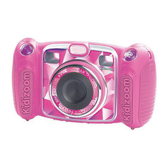 Цифровая камера kidizoom duo, розовая, Vtech