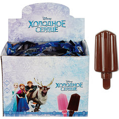 1toy Disney Холодное сердце, мыл.пуз. эскимо с шоколад.ароматом на палочке в цвет.обертке, 45мл., в д/б