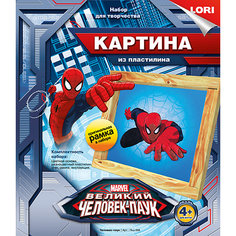 Картина из пластилина "Человек-паук", LORI