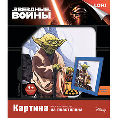 Картина из пластилина Звездные войны Йода Lori