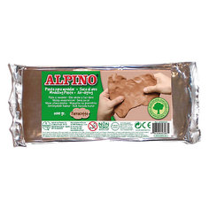 Паста для моделирования, 500гр, цвет терракотовый Alpino