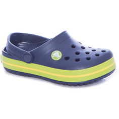 Сабо Crocband™ clog, синий, салатовый Crocs