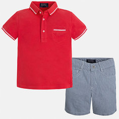 Комплект: Футболка-поло и шорты для мальчика Mayoral