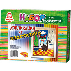 Аппликация из пластилина "Кошечка" Азбука Тойс