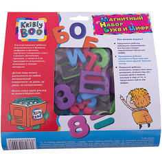 Набор букв и цифр магнитные, 60 деталей Kribly Boo