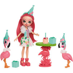 Набор с куклой Enchantimals "День рождения фламинго" Mattel