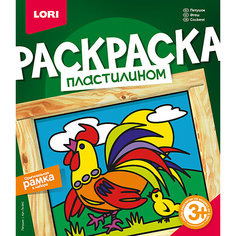 Раскраска пластилином Петушок Lori