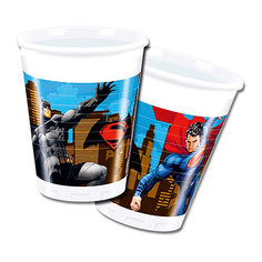 Стаканы Procos "Бэтмен против Супермена" 200 мл., 8 шт.