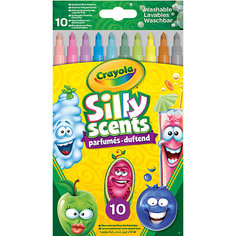 Ароматизированные фломастеры Crayola с тонким пером, 10 штук
