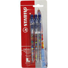 Ручка синяя, 3 шт. Stabilo