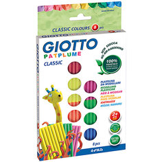 Экстра-мягкий пластилин 8 цв х 33 г, пастельные цвета. Giotto