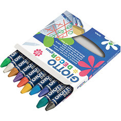 Восковые мелки для для декора стекла 10 цветов Giotto