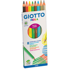Утолщенные цветные карандаши, 8 шт. Giotto