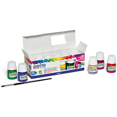 Художественная гуашь на водной основе в баночках 25 мл х 12 цветов Giotto