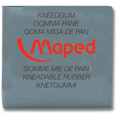 Ластик KNEADABLE, серый, MAPED
