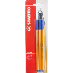 STABILO Tropicana Ручка синяя, 3шт.