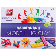 Луч Пластилин 12 цветов