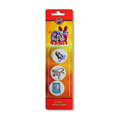 KOH-I-NOOR Набор ластиков КРОТ для карандашей, круглые (d=41 м), 3 штуки