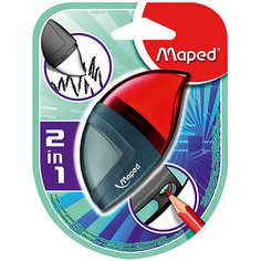 Точилка Maped "Moondo" пластиковая, с ластиком 1 отверстие